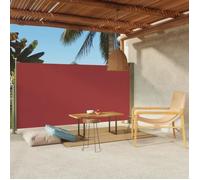 Vidaxl Auvent Latéral Rétractable De Patio 160x300 Cm Rouge Rouge