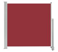 Vidaxl Auvent Latéral Rétractable De Patio 160x300 Cm Rouge Rouge