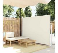 vidaXL Auvent latéral rétractable de patio 170x300 cm Crème Blanc G