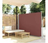 vidaXL Auvent latéral rétractable – Brise‑vue résistant aux UV – 170x300 cm Marron