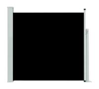 Vidaxl Auvent Latéral Rétractable De Patio 170x300 Cm Noir Noir