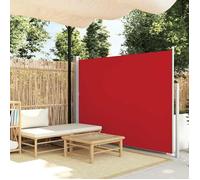 vidaXL Auvent latéral rétractable de patio 170x300 cm Rouge