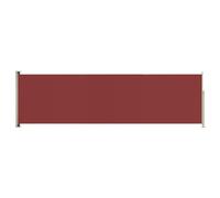 Vidaxl Auvent Latéral Rétractable De Patio 180x600 Cm Rouge Rouge