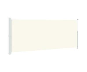 vidaXL Auvent latéral rétractable de Patio 200x514 cm Crème | Facile à tirer pour s'adapter à vos besoins, offre une excellente ombre et intimité, fabriqué à partir de tissu résistant à