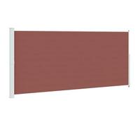 vidaXL Auvent latéral rétractable de patio 220 x 500 cm marron