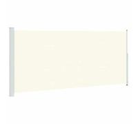 vidaXL Auvent latéral rétractable écran d'intimité 220x500 cm résistant aux UV Crème