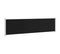 vidaXL Auvent latéral rétractable, brise-vue et pare-soleil 600x160 cm Noir
