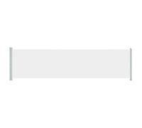 vidaXL Auvent Latéral Rétractable de Patio, Brise-Vue, Écran d'Intimité, Pare-Soleil, Store de Jardin Terrasse Patio, 600x160 cm Crème
