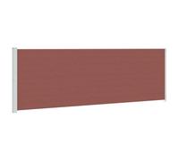 Vidaxl Auvent Latéral Rétractable De Patio 200x600 Cm Marron Marron