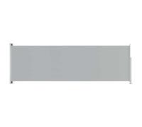 vidaXL Auvent Latéral Rétractable de Patio Ecran de Jardin Ecran d'Intimité Terrasse Balcon Extérieur Résistance aux UV 200x600 cm Gris