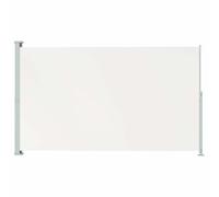 vidaXL Auvent Latéral Rétractable de Patio Ecran de Jardin Ecran d'Intimité Terrasse Balcon Extérieur Résistance aux UV 200x300 cm Crème