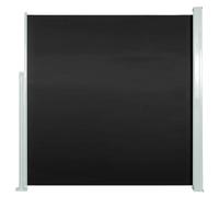 Vidaxl Auvent Latéral Rétractable De Patio 140x300 Cm Noir Noir