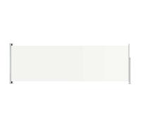 vidaXL Auvent Latéral Rétractable de Patio Ecran de Jardin Ecran d'Intimité Terrasse Balcon Extérieur Résistance aux UV 200x600 cm Crème