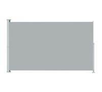 vidaXL Auvent Latéral Rétractable de Patio Ecran de Jardin Ecran d'Intimité Terrasse Balcon Extérieur Résistance aux UV 180x300 cm Gris