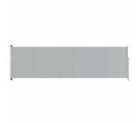 vidaXL Auvent Latéral Rétractable de Patio Ecran de Jardin Ecran d'Intimité Terrasse Balcon Extérieur Résistance aux UV 180x600 cm Gris