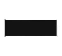 Tuinscherm uittrekbaar 200x600 cm zwart317970