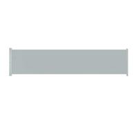 vidaXL Auvent Latéral Rétractable de Patio Ecran d'Intimité Auvent de Jardin Auvent de Balcon Terrasse Extérieur Arrière-Cour 140x600 cm Gris