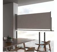 vidaXL Auvent latéral rétractable de patio 100 x 300 cm Gris