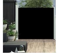 vidaXL Auvent latéral rétractable de patio 100x300 cm Noir 48370