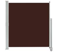 vidaXL Auvent latéral rétractable de patio 160x300 cm Marron