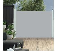 Auvent latéral rétractable de patio 120x500 cm Gris