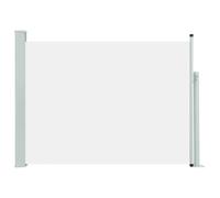 Auvent Latéral Rétractable De Patio 120x500 Cm Crème