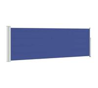 vidaXL Auvent Latéral Rétractable de Patio Store Latéral Brise-Vue Abri Soleil Jardin Terrasse Balcon Exterieur Résistant aux UV 100x300 cm Bleu