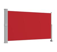 vidaXL Auvent latéral rétractable de patio 140 x 300 cm Rouge