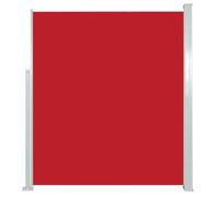 vidaXL Auvent latéral rétractable de patio 170x300 cm Rouge 48367