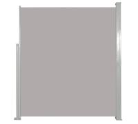 vidaXL Auvent latéral rétractable de patio 140x500 cm Gris 48398