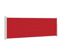 vidaXL Auvent Latéral Rétractable de Patio Store Latéral Brise-Vue Abri Soleil Jardin Terrasse Balcon Exterieur Résistant aux UV 100x300 cm Rouge