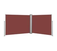 Vidaxl Auvent Latéral Rétractable Marron 140 X 1000 Cm Marron