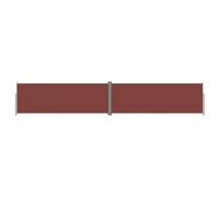 Vidaxl Auvent Latéral Rétractable Marron 180x1000 Cm Marron