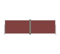 Vidaxl Auvent Latéral Rétractable Marron 180x600 Cm Marron