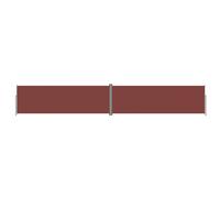 Vidaxl Auvent Latéral Rétractable Marron 200x1200 Cm Marron
