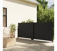 Vidaxl Auvent Latéral Rétractable Noir 100x600 Cm