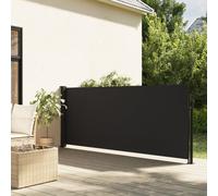 vidaXL Auvent latéral rétractable noir 140 x 300 cm