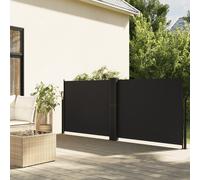 Vidaxl Auvent Latéral Rétractable Noir 140x600 Cm