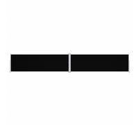 Vidaxl Auvent Latéral Rétractable Noir 160x1000 Cm Noir