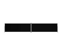 Vidaxl Auvent Latéral Rétractable Noir 180x1000 Cm Noir