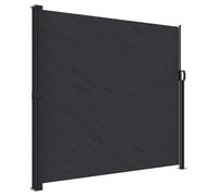 vidaXL Auvent latéral rétractable Noir 180x300 cm