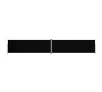 vidaXL Auvent latéral rétractable Noir 200x1200 cm
