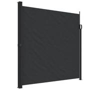 vidaXL Auvent latéral rétractable – Brise-vue jardin – Noir 200x500 cm