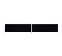 vidaXL Auvent latéral rétractable Noir 200x1200 cm