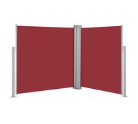 Vidaxl Auvent Latéral Rétractable Rouge 140 X 600 Cm Rouge