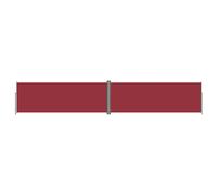 Vidaxl Auvent Latéral Rétractable Rouge 180x1000 Cm Rouge