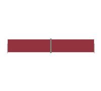 Vidaxl Auvent Latéral Rétractable Rouge 200x1200 Cm Rouge