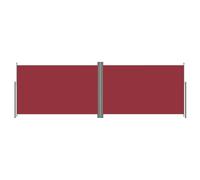 Vidaxl Auvent Latéral Rétractable Rouge 200x600 Cm Rouge