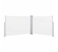 vidaXL Auvent Latéral Rétractable Store Latéral Brise-Vue Abri Soleil Jardin Terrasse Balcon Exterieur Résistant aux UV Crème 120x1000 cm