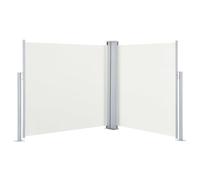 vidaXL Auvent latéral rétractable Crème 120 x 600 cm